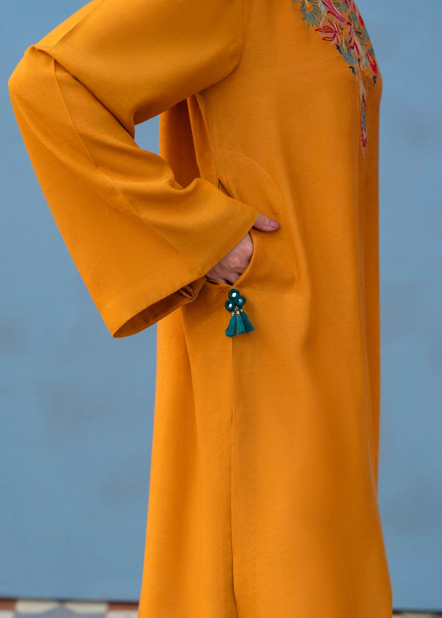 Zard Kurta Set