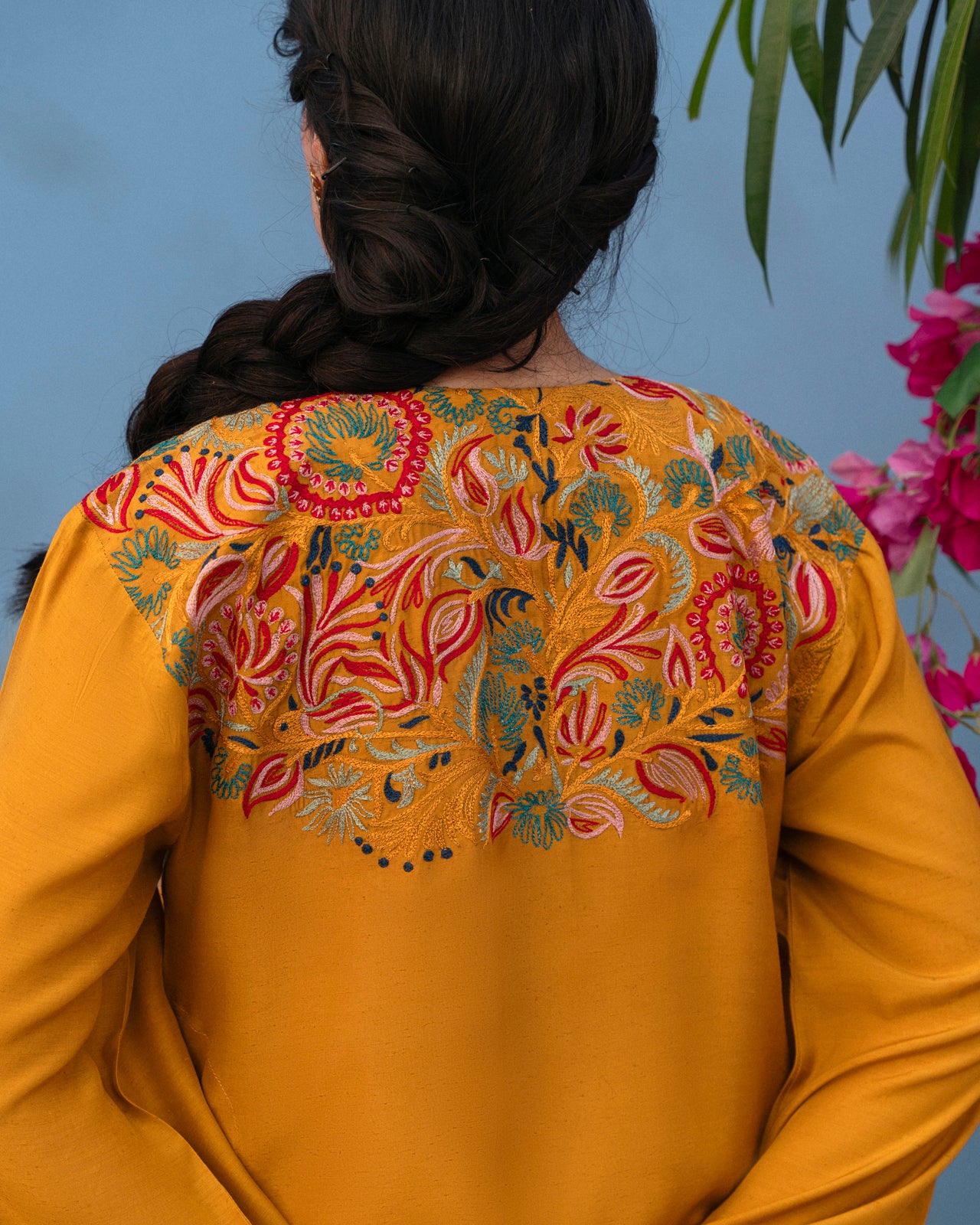 Zard Kurta Set
