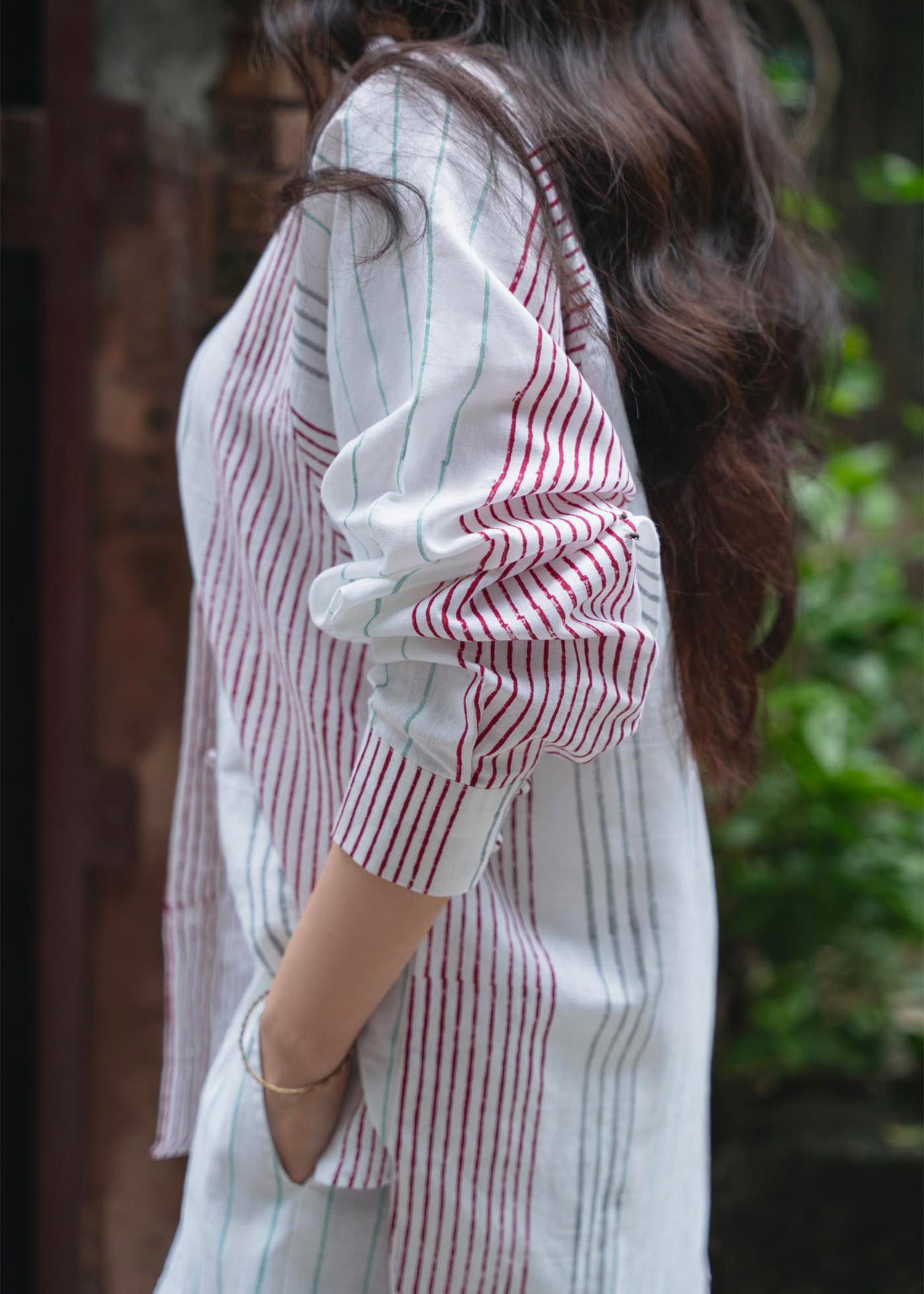Pinstripe Linen Co-ord Set