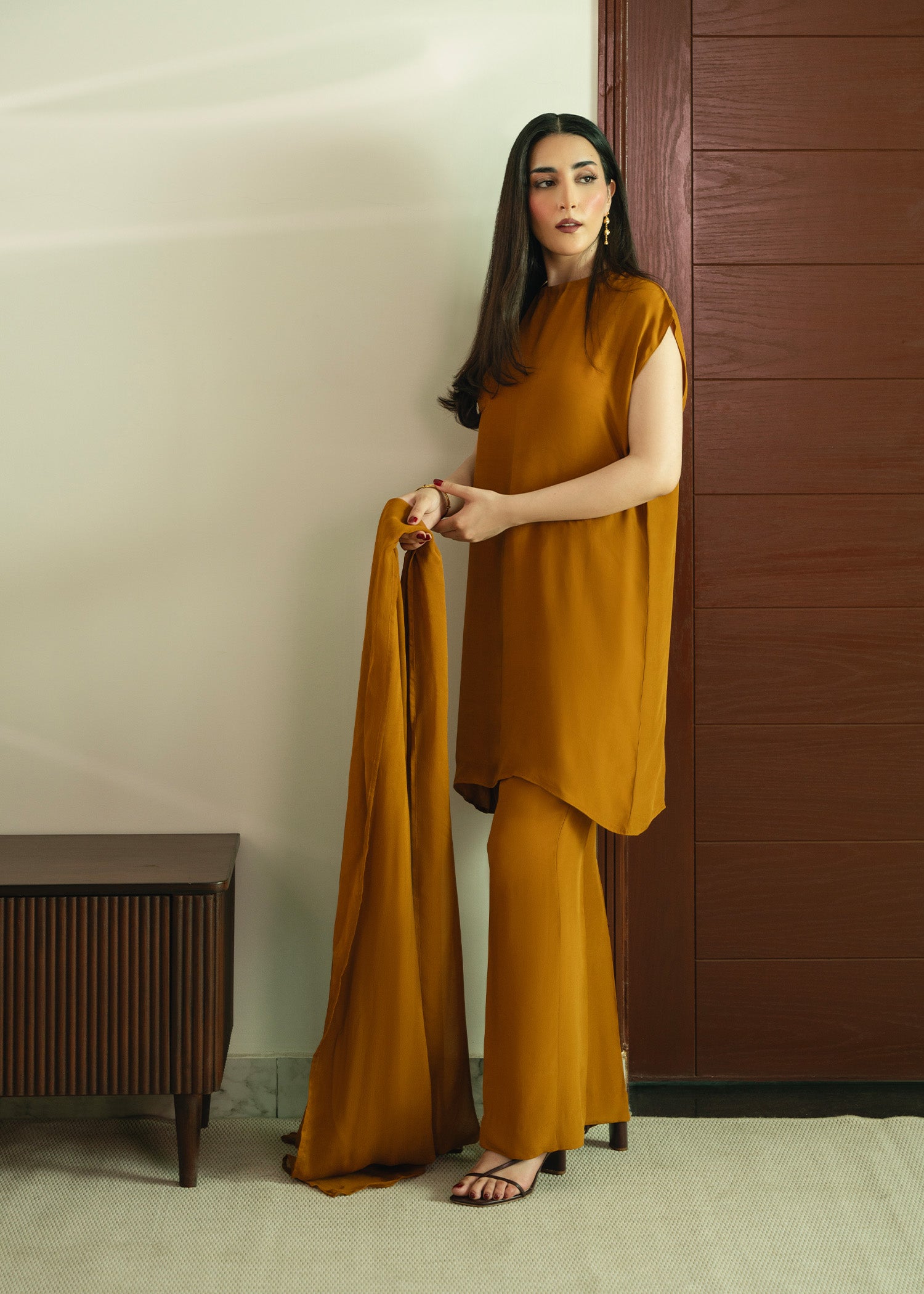 Mustard Tunic Set