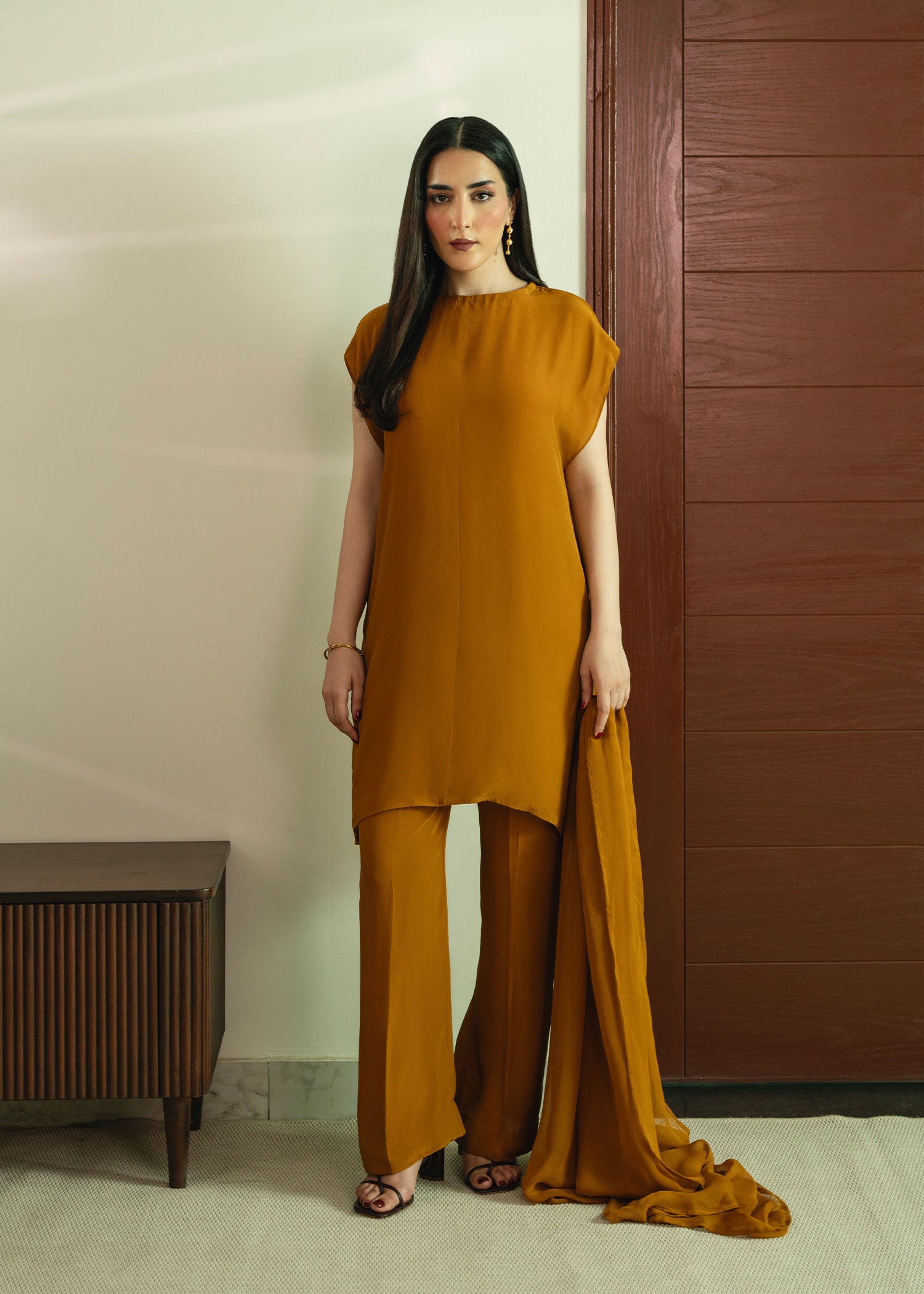 Mustard Tunic Set