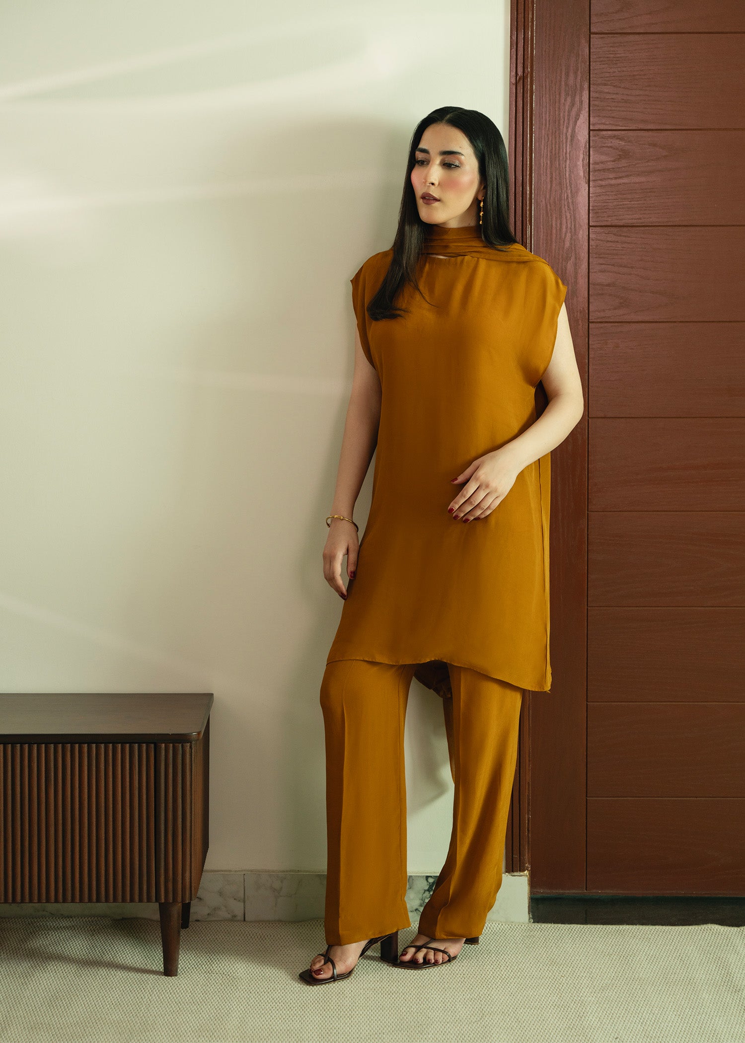 Mustard Tunic Set
