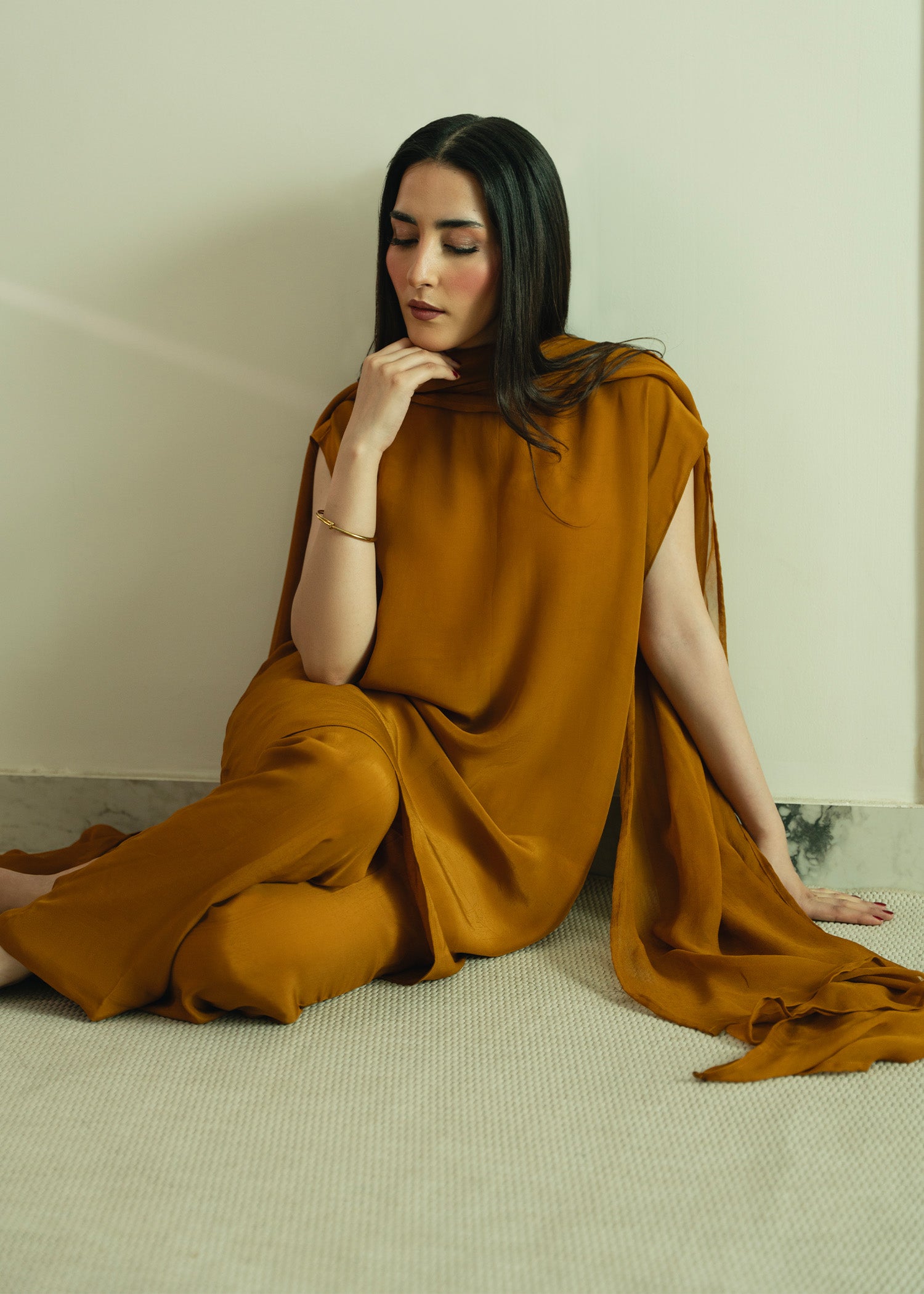 Mustard Tunic Set