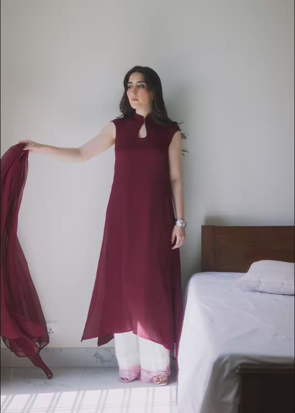 Burgundy Ease Set