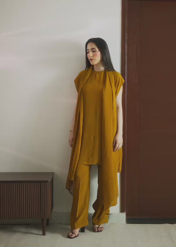 Mustard Tunic Set